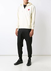 Comme des Garçons embroidered zipped hoodie