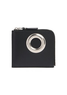 Comme des Garçons Eyelet Leather Zip Wallet