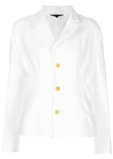 Comme des Garçons fitted-waist single-breasted blazer