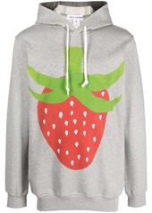 Comme des Garçons fruit-print cotton hoodie