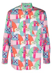 Comme des Garçons graphic-print cotton shirt