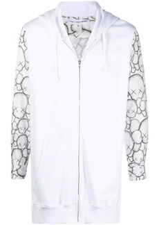 Comme des Garçons graphic-print zip-up hoodie