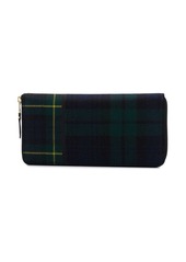 Comme des Garçons tartan-print wool wallet