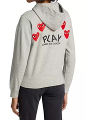 Comme des Garçons Heart Back Zip Hoodie