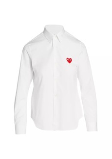 Comme des Garçons Heart Button Down Shirt