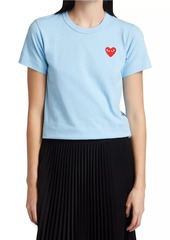 Comme des Garçons Heart Cotton T-Shirt