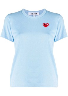Comme des Garçons heart logo embroidered T-shirt