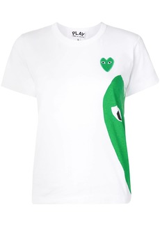 Comme des Garçons heart logo-print short sleeved T-shirt