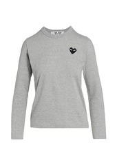 Comme des Garçons Heart Long-Sleeve T-Shirt