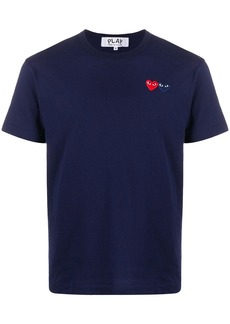 Comme des Garçons heart patch short sleeve T-shirt