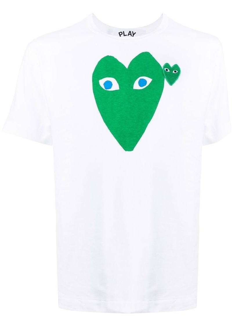 Comme des Garçons heart-print cotton T-shirt