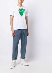 Comme des Garçons heart-print cotton T-shirt