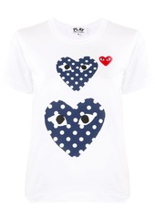 Comme des Garçons heart-print crew neck T-shirt