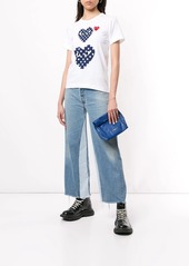 Comme des Garçons heart-print crew neck T-shirt