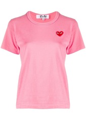 Comme des Garçons heart-print crew neck T-shirt