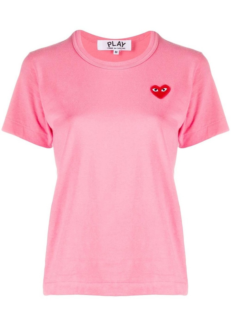 Comme des Garçons heart-print crew neck T-shirt