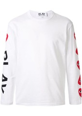 Comme des Garçons almond-eye long-sleeved T-shirt