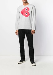 Comme des Garçons heart print sweatshirt