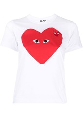 Comme des Garçons heart print T-shirt