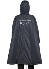 Comme des Garçons Hooded Techno Padded Poncho