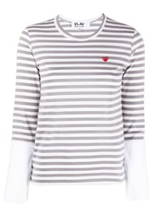 Comme des Garçons horizontal-stripe long-sleeve T-shirt