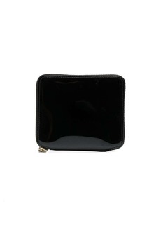 Comme des Garçons inside-printed patent-leather wallet