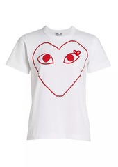 Comme des Garçons Large Heart Graphic T-Shirt