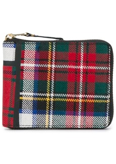 Comme des Garçons Large Red Tartan Wallet