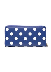 Comme des Garçons leather polka-dot purse