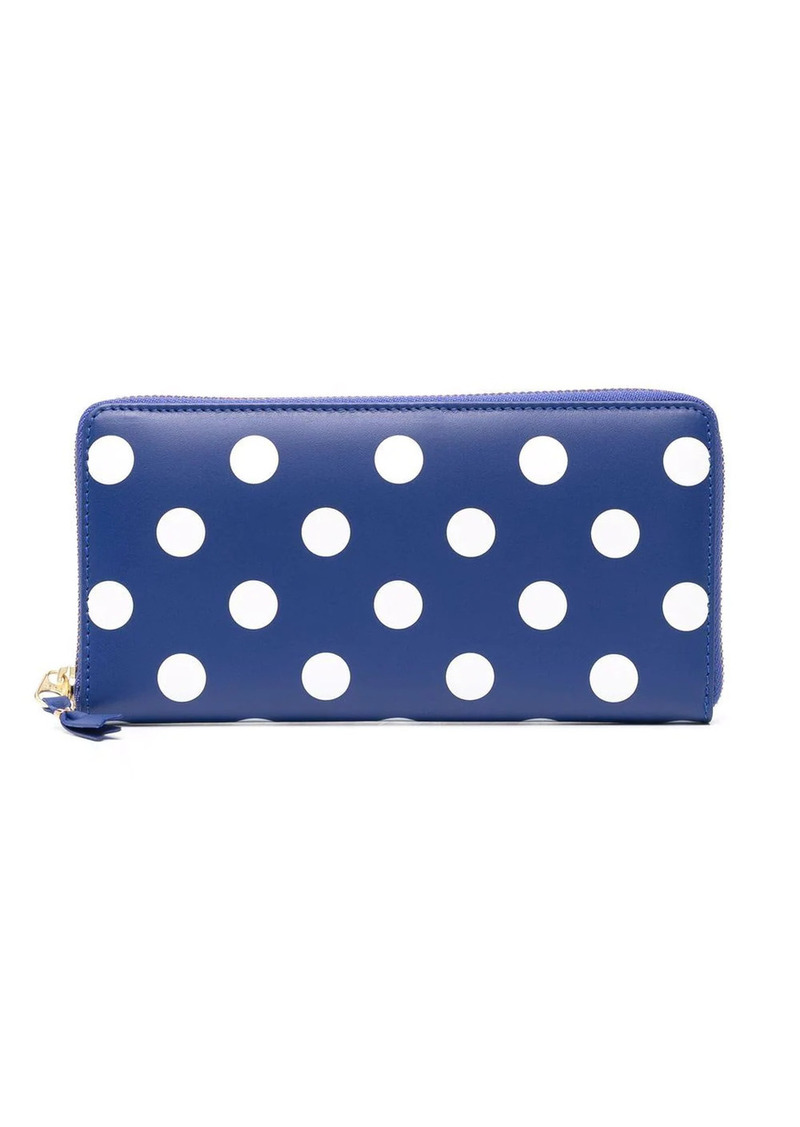 Comme des Garçons leather polka-dot purse