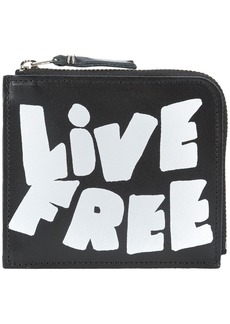 Comme des Garçons Live Free small wallet