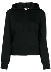 Comme des Garçons logo-appliqué zip-up hoodie