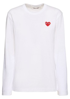 Comme des Garçons Logo Cotton Jersey T-shirt