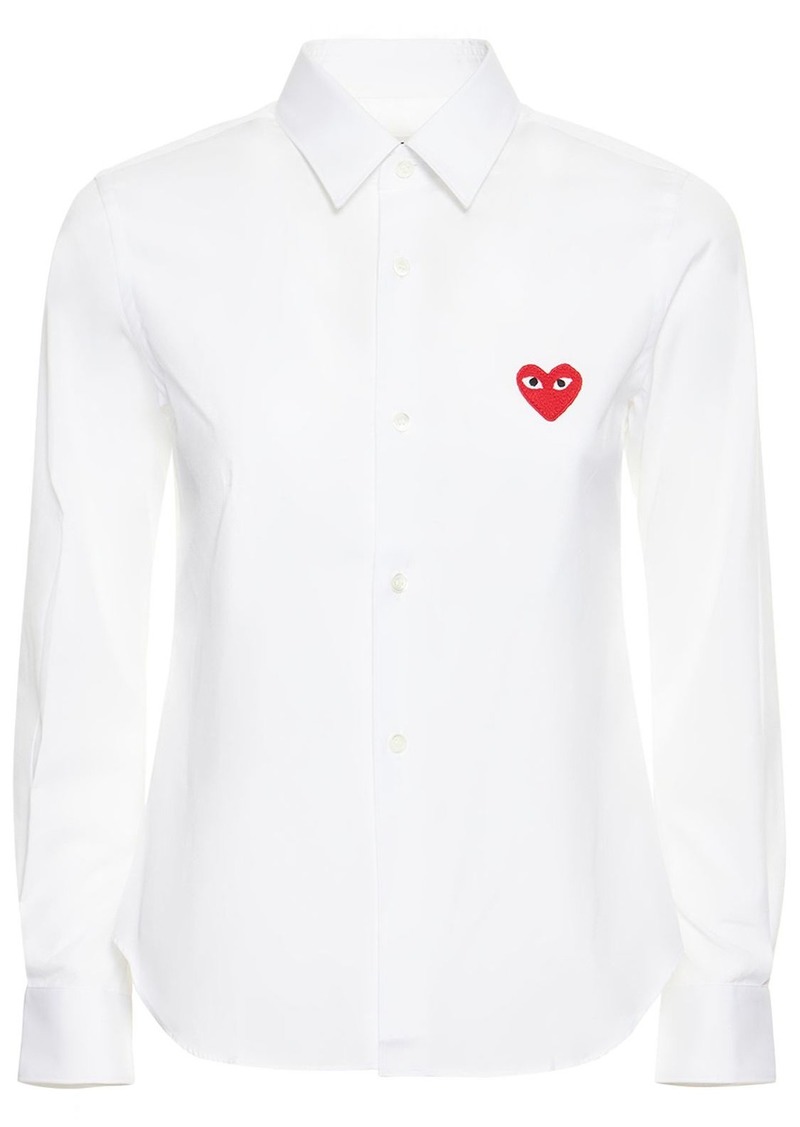 Comme des Garçons Logo Cotton Shirt