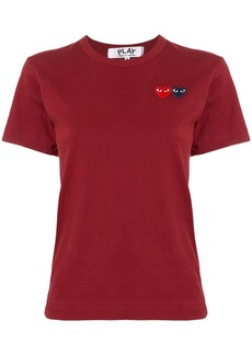 Comme des Garçons logo embroidered crew neck T-shirt