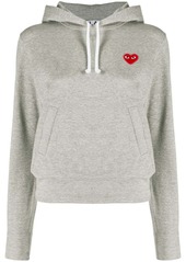Comme des Garçons logo heart hoodie
