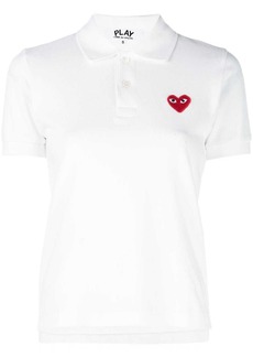 Comme des Garçons logo heart polo shirt