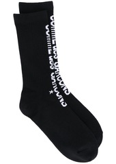 Comme des Garçons logo-print intarsia knit socks
