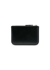 Comme des Garçons logo-lettering zip leather wallet