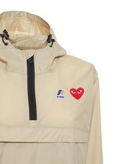 Comme des Garçons Logo Nylon Half Zip Jacket