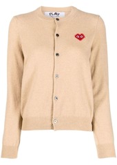 Comme des Garçons logo-patch cardigan