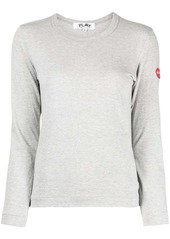 Comme des Garçons logo-patch long-sleeve T-shirt