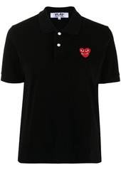 Comme des Garçons logo-patch polo shirt