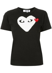 Comme des Garçons logo-patch printed T-shirt