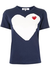 Comme des Garçons logo-patch printed T-shirt