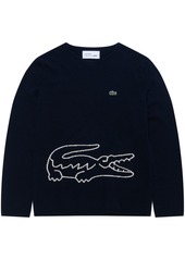 Comme des Garçons logo-patch wool jumper