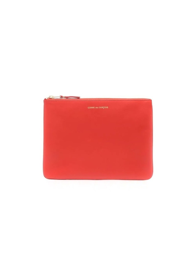 Comme des Garçons logo-print leather wallet