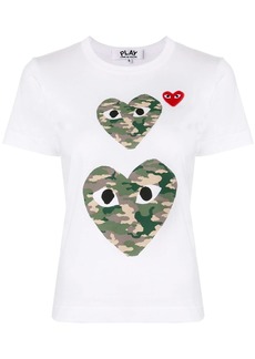 Comme des Garçons logo-print new neck T-shirt