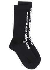 Comme des Garçons logo print socks