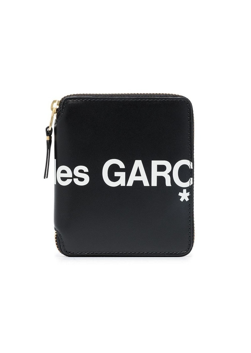 Comme des Garçons logo-print zip-fastening wallet